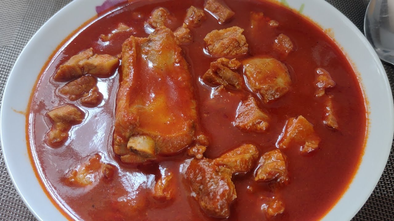 Costillas en Chile Rojo